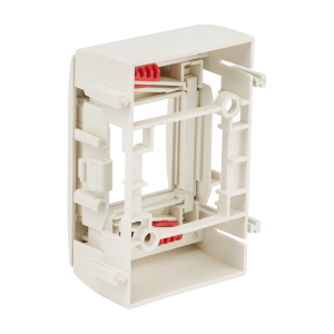 Wall mounting extension outlet box for one Mosaic 45x45 module, white
